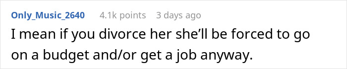 Man Orders Wife To Get A Job If She Doesn’t Want To Go On An Allowance