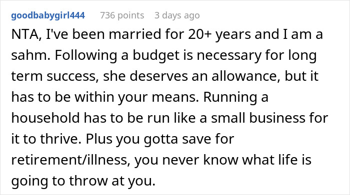 Man Orders Wife To Get A Job If She Doesn’t Want To Go On An Allowance