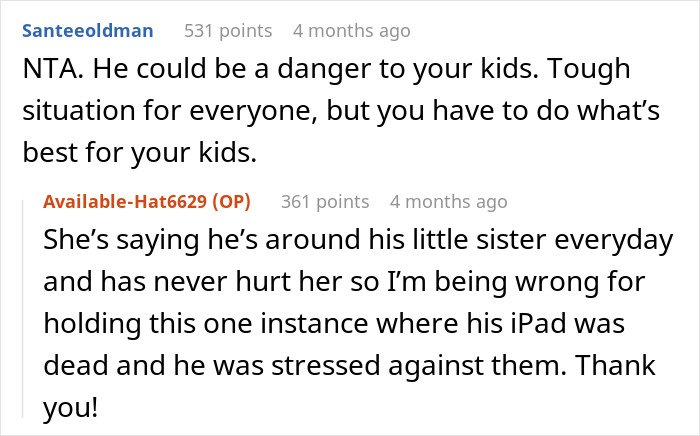 Woman Refuses To Babysit Her Autistic Nephew After He Injures Her Daughter And Spits On Her