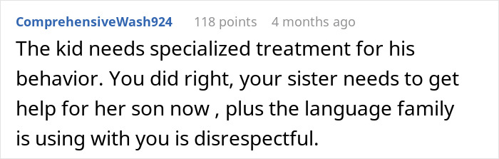 Woman Refuses To Babysit Her Autistic Nephew After He Injures Her Daughter And Spits On Her