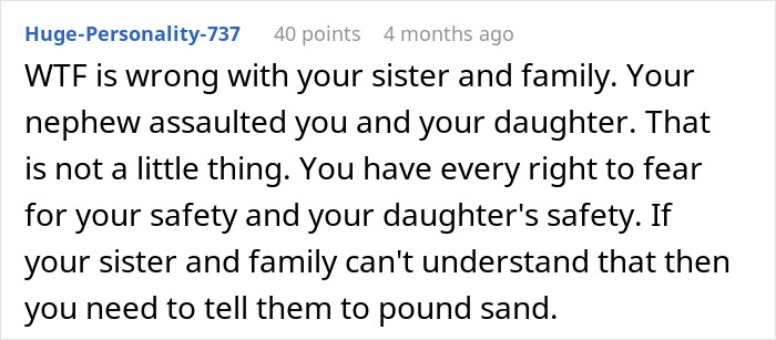 Woman Refuses To Babysit Her Autistic Nephew After He Injures Her Daughter And Spits On Her