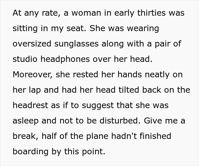 Woman Pretends To Be Asleep In Passenger’s Assigned Seat, Throws Attitude When Asked To Move