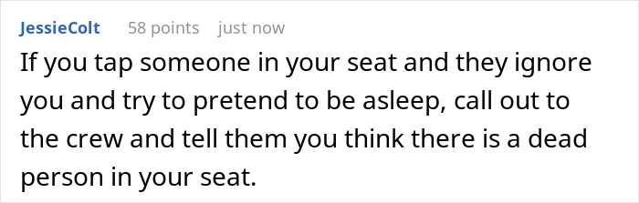 Woman Pretends To Be Asleep In Passenger’s Assigned Seat, Throws Attitude When Asked To Move