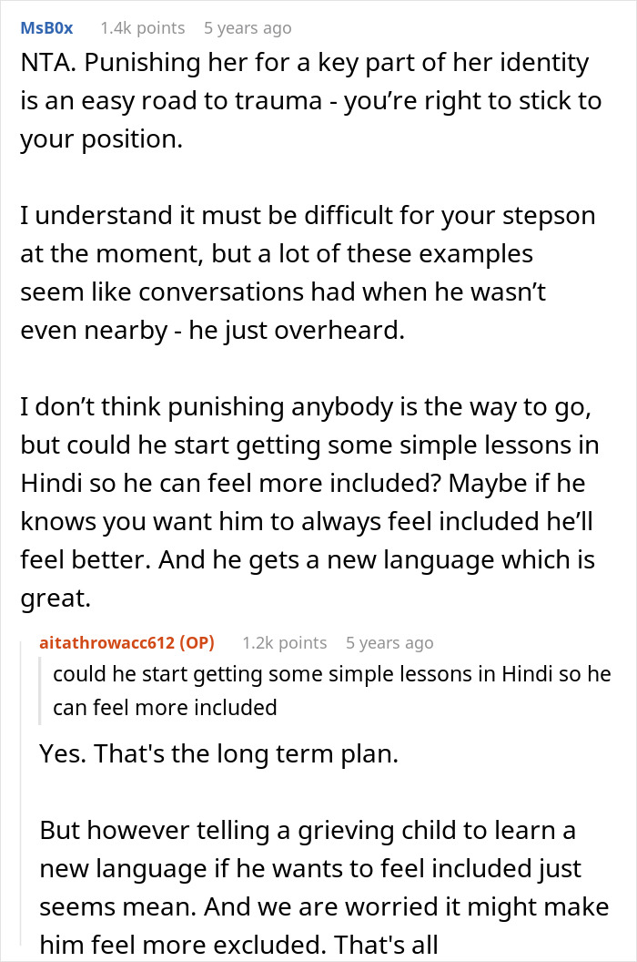 Stepdad Suggests Punishing Kid For Using Native Language His Son Can&#8217;t Understand, Mom Horrified