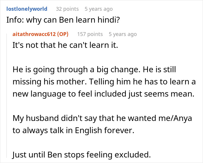 Stepdad Suggests Punishing Kid For Using Native Language His Son Can&#8217;t Understand, Mom Horrified