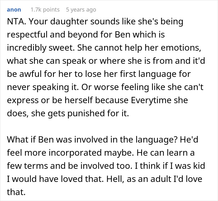 Stepdad Suggests Punishing Kid For Using Native Language His Son Can&#8217;t Understand, Mom Horrified