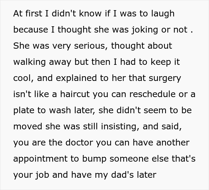 Woman Prioritizes Brunch Date Over Dad’s Surgery, Tells Surgeon He&#8217;s The One Who Should Wait