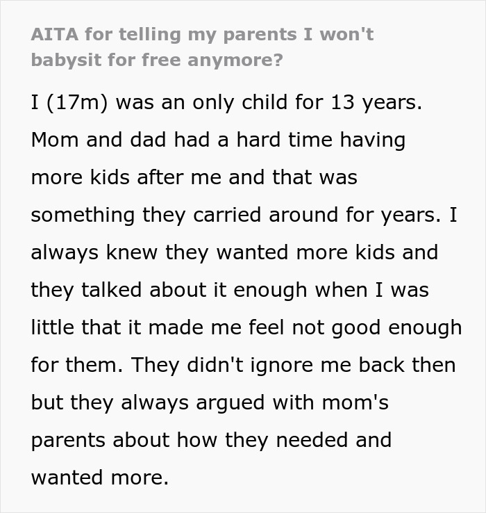 Parents Won’t Stop Having Kids, Teen Son Forced Into Endless Childcare Finally Snaps And Quits