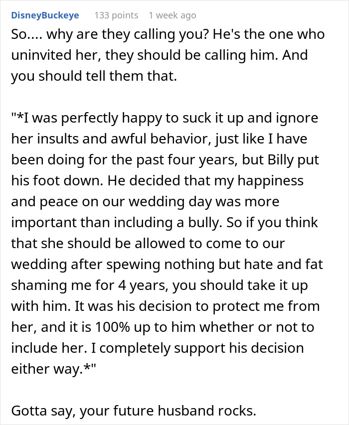 Fiancé&#8217;s Sister Keeps Fat-Shaming Woman At Wedding Dress Try On, Fiancé Disinvites His Sister