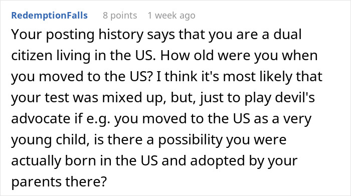 Person Asks The Net For Help After Receiving Bizarre DNA Test Results, Figures Out The Mystery