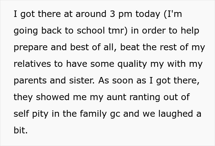 Appalling Aunt Loses It After Nephew Says There’s No Way In Hell He’s Paying Cousin’s College Fees