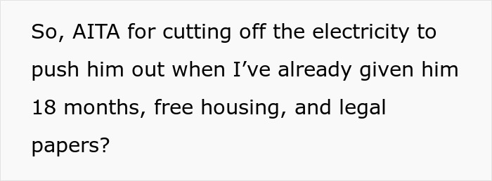 Woman Is Done Playing Nice With Ex After 18 Months, Cuts All The Power To His And GF’s House
