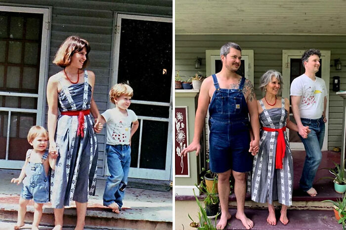 50 Members Of This Online Community Shared Before-And-After Photos That Prove Some Things Never Change