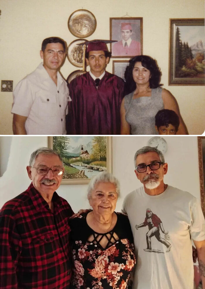 50 Members Of This Online Community Shared Before-And-After Photos That Prove Some Things Never Change