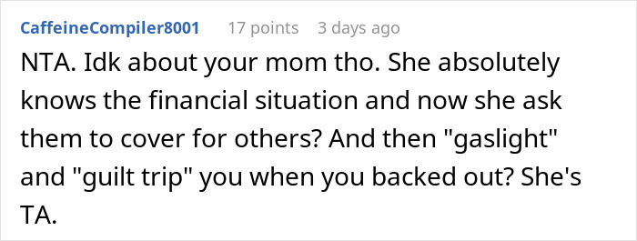 Woman Refuses To Go On Christmas “Gift Trip” If Her Siblings Have To Pay For Her Flight