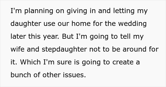 Dad Makes “Biggest Mistake Of Life” By Telling Daughter She Can’t Use His Home As Wedding Venue