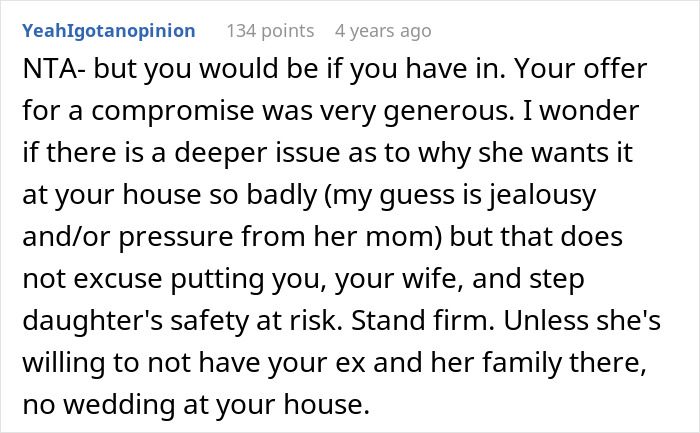 Dad Makes “Biggest Mistake Of Life” By Telling Daughter She Can’t Use His Home As Wedding Venue