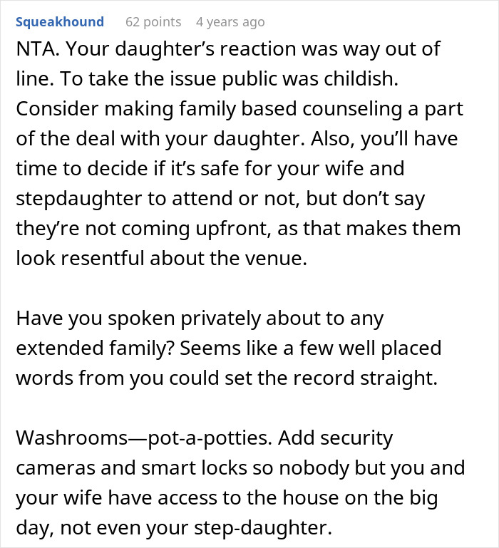 Dad Makes “Biggest Mistake Of Life” By Telling Daughter She Can’t Use His Home As Wedding Venue