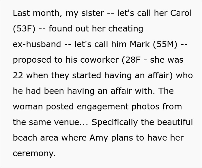 Mom Refuses To Change Daughter’s Wedding Venue, Sister Calls Her Heartless And Selfish