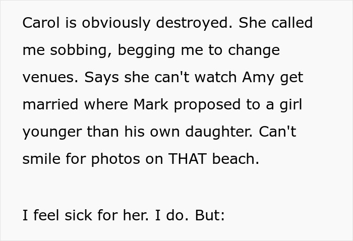 Mom Refuses To Change Daughter’s Wedding Venue, Sister Calls Her Heartless And Selfish