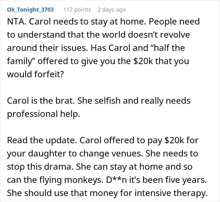 Mom Refuses To Change Daughter’s Wedding Venue, Sister Calls Her Heartless And Selfish