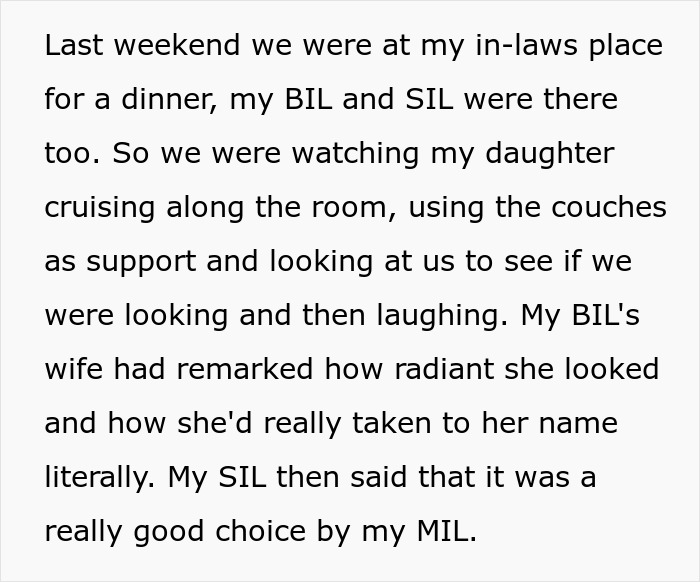 MIL Tries To Take Credit For Granddaughter’s Name, Mom Calls Her Bluff, Sparking Family Drama