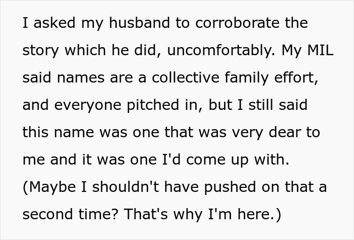 MIL Tries To Take Credit For Granddaughter’s Name, Mom Calls Her Bluff, Sparking Family Drama