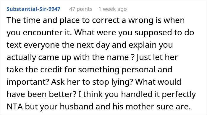 MIL Tries To Take Credit For Granddaughter’s Name, Mom Calls Her Bluff, Sparking Family Drama