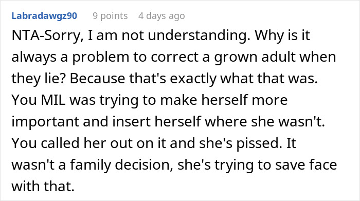 MIL Tries To Take Credit For Granddaughter’s Name, Mom Calls Her Bluff, Sparking Family Drama