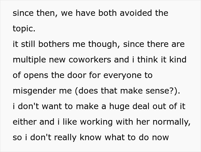 Woman Attempts To Hide Her Misgendering Colleague Behind The Religion, But To No Avail