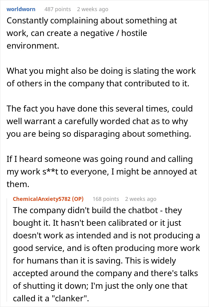 Shocked Guy Shares: &#8220;I&#8217;ve Been Pulled Into A Disciplinary Meeting For Saying Robotic Slurs At Work&#8221;