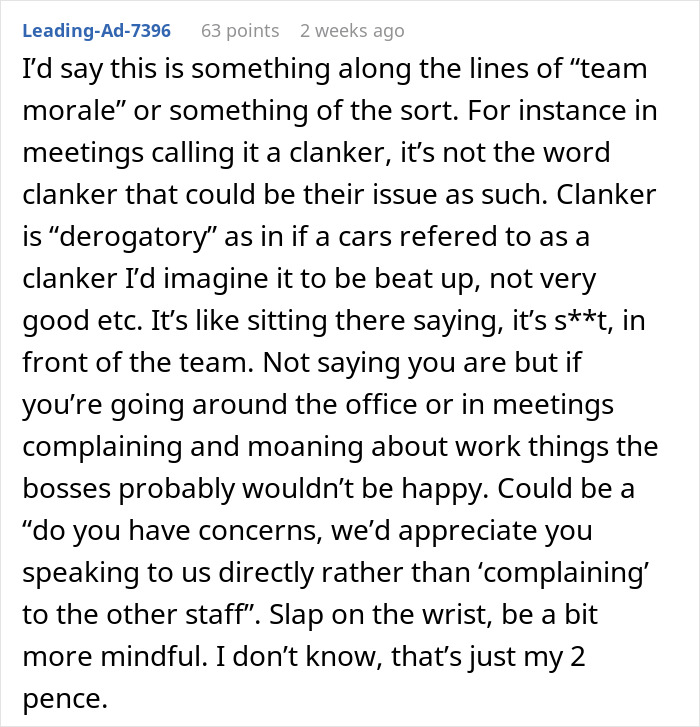 Shocked Guy Shares: &#8220;I&#8217;ve Been Pulled Into A Disciplinary Meeting For Saying Robotic Slurs At Work&#8221;