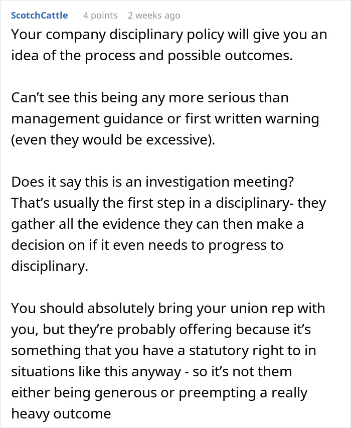 Shocked Guy Shares: &#8220;I&#8217;ve Been Pulled Into A Disciplinary Meeting For Saying Robotic Slurs At Work&#8221;