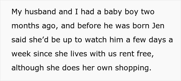 Woman Asks Why She Should Pay With A &#8220;Literal [Babysitting] Professional In The Same Home&#8221; For Free