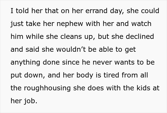 Woman Asks Why She Should Pay With A &#8220;Literal [Babysitting] Professional In The Same Home&#8221; For Free