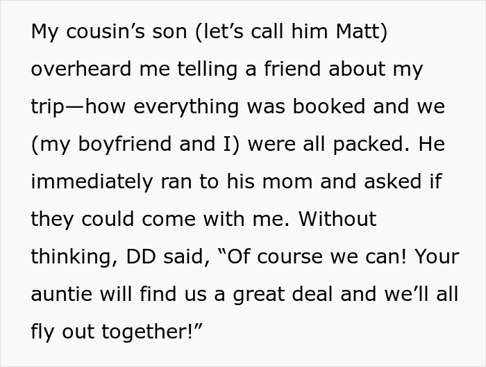 Cousin Tells Woman To Cover $4,000 Family Vacation, Labels Her Selfish When She Refuses