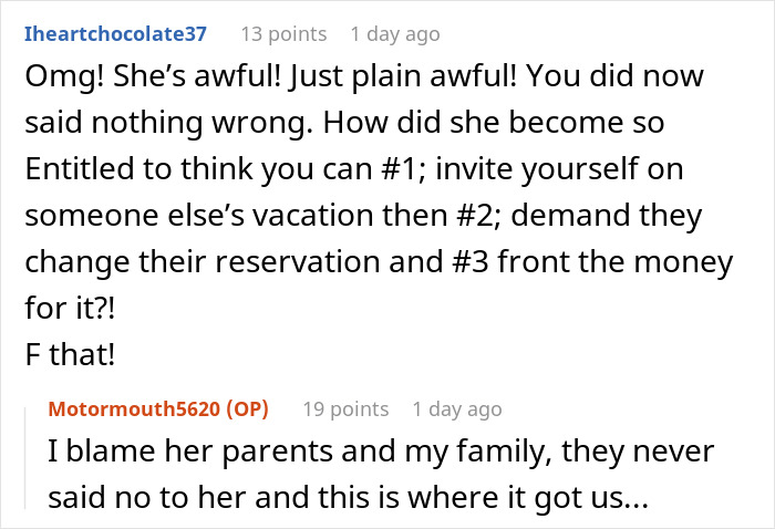 Cousin Tells Woman To Cover $4,000 Family Vacation, Labels Her Selfish When She Refuses