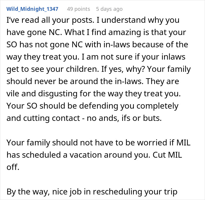Unhinged MIL Follows Couple On Every Vacation, So They Change Their Plans Last Minute