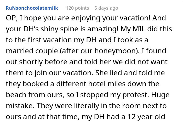Unhinged MIL Follows Couple On Every Vacation, So They Change Their Plans Last Minute