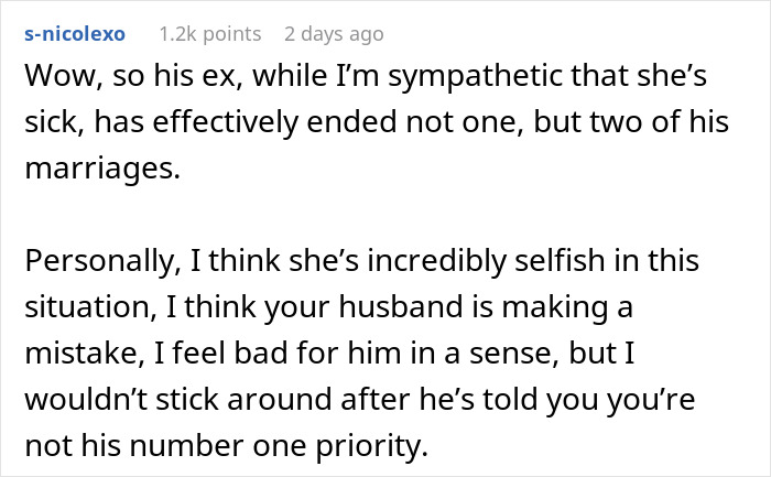 &#8220;He&#8217;d Understand If I Chose Divorce&#8221;: Husband Chooses Ill Ex Over Current Wife