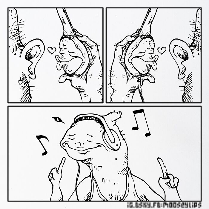 Mooseylips’s Wild Imagination: 29 New Absurd Comics That Might Make You Laugh and Wonder