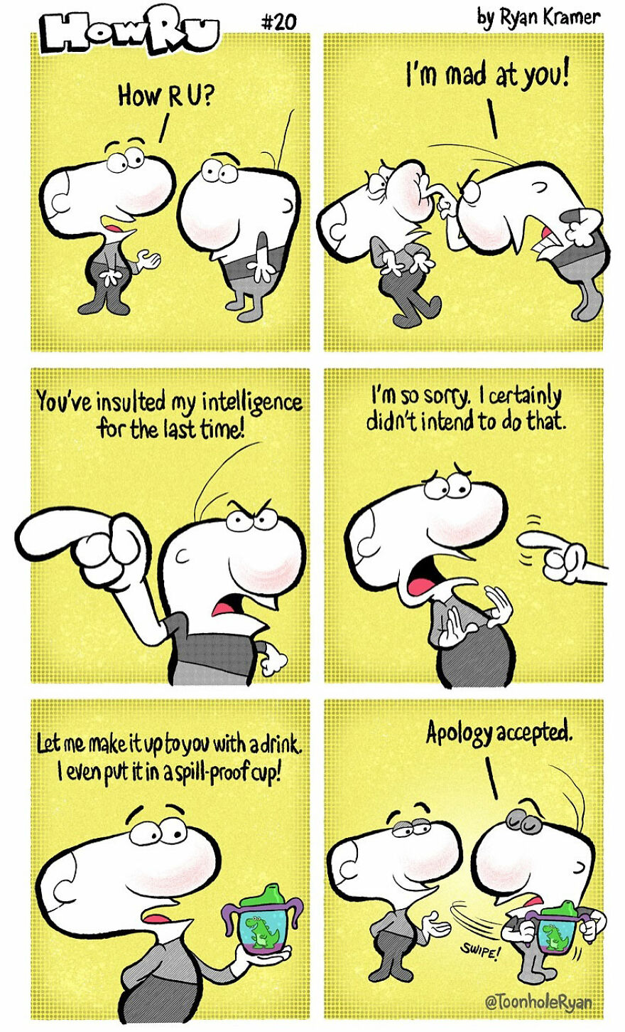 38 Witty And Dark Comics By Ryan Kramer That Might Make You Laugh