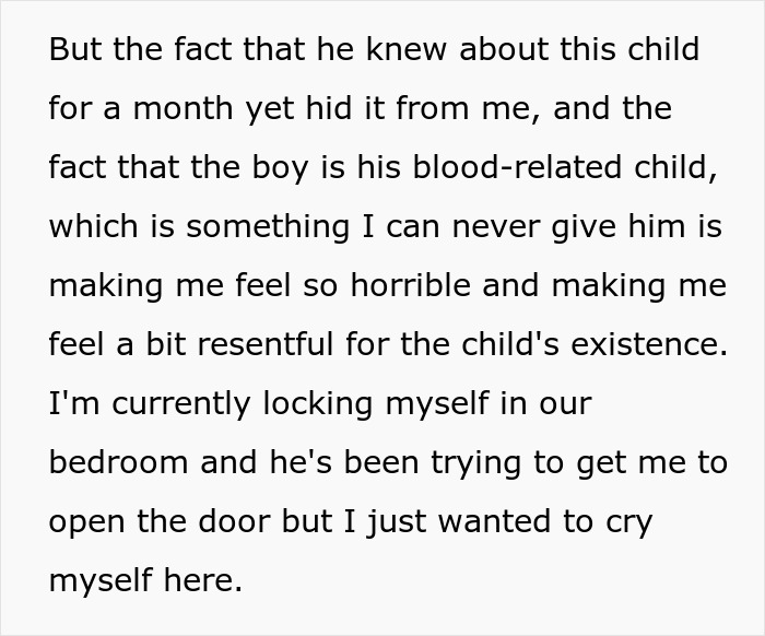 Husband Drops A Bomb On Wife About His 9YO Affair Child, Expects Her To Raise Him As Her Own