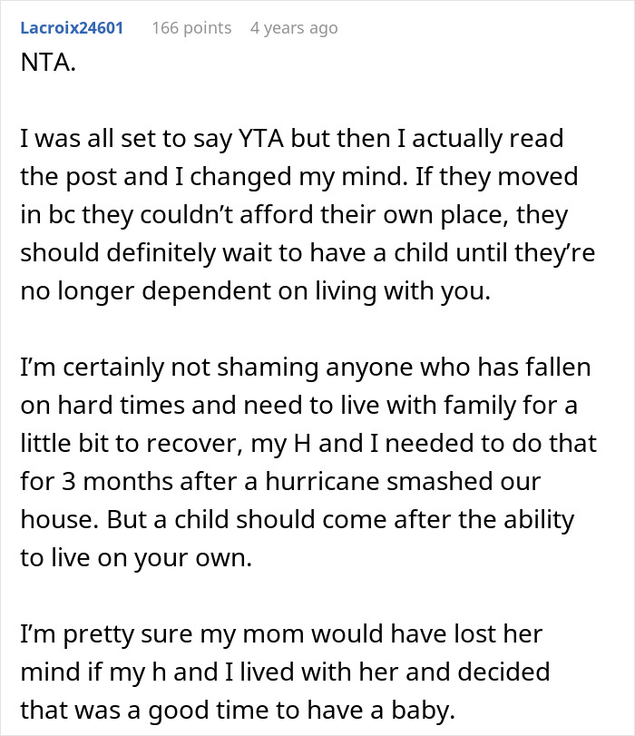 Woman Called Parents “Terrible” After They Ruined Her Dream Of Having Kids Before It Even Happened