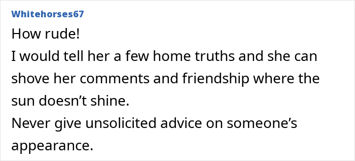 “Totally Blindsided”: Weight Comments Urge Woman To Rethink Relationship With Childhood Friend