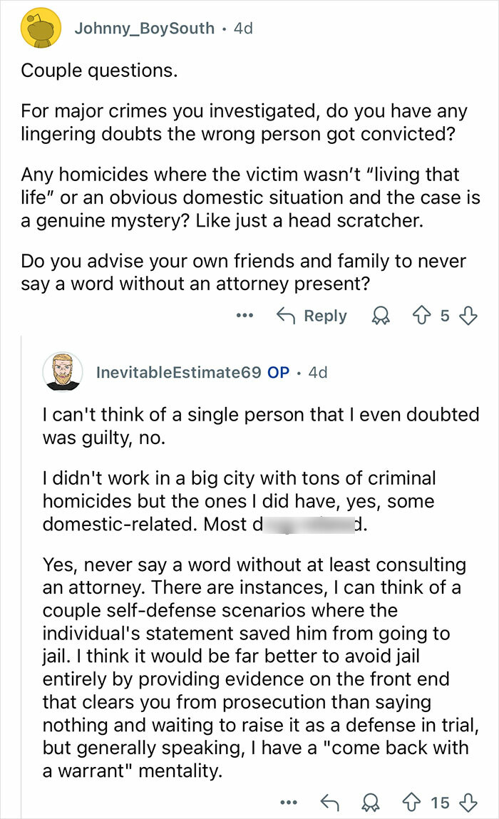 Former Major Crimes Detective Spills The Tea On What Their Job Was Really Like