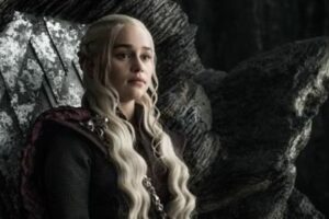 Emilia Clarke on Game of Thrones