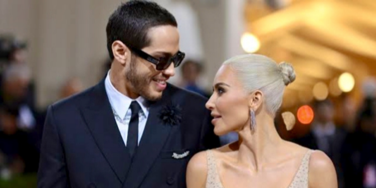 Pete Davidson and Kim Kardashian