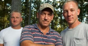 Troy Landry with his sons on Swamp People