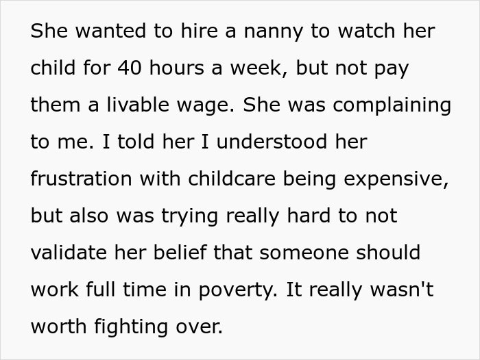 Woman Thinks Babysitters Don’t Deserve A Living Wage, Gets A Reality Check From Sibling